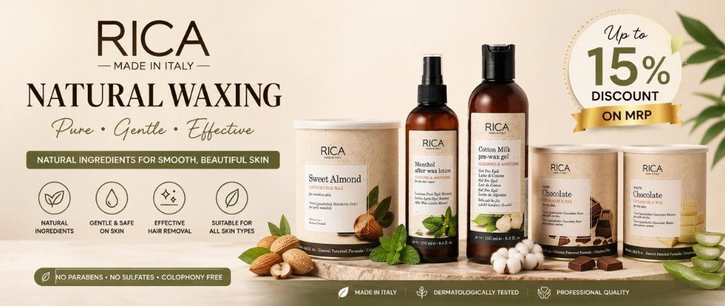 RICA Made in Italy Natural Waxing - Pure Gentle Effective Up to 15% Discount on MRP