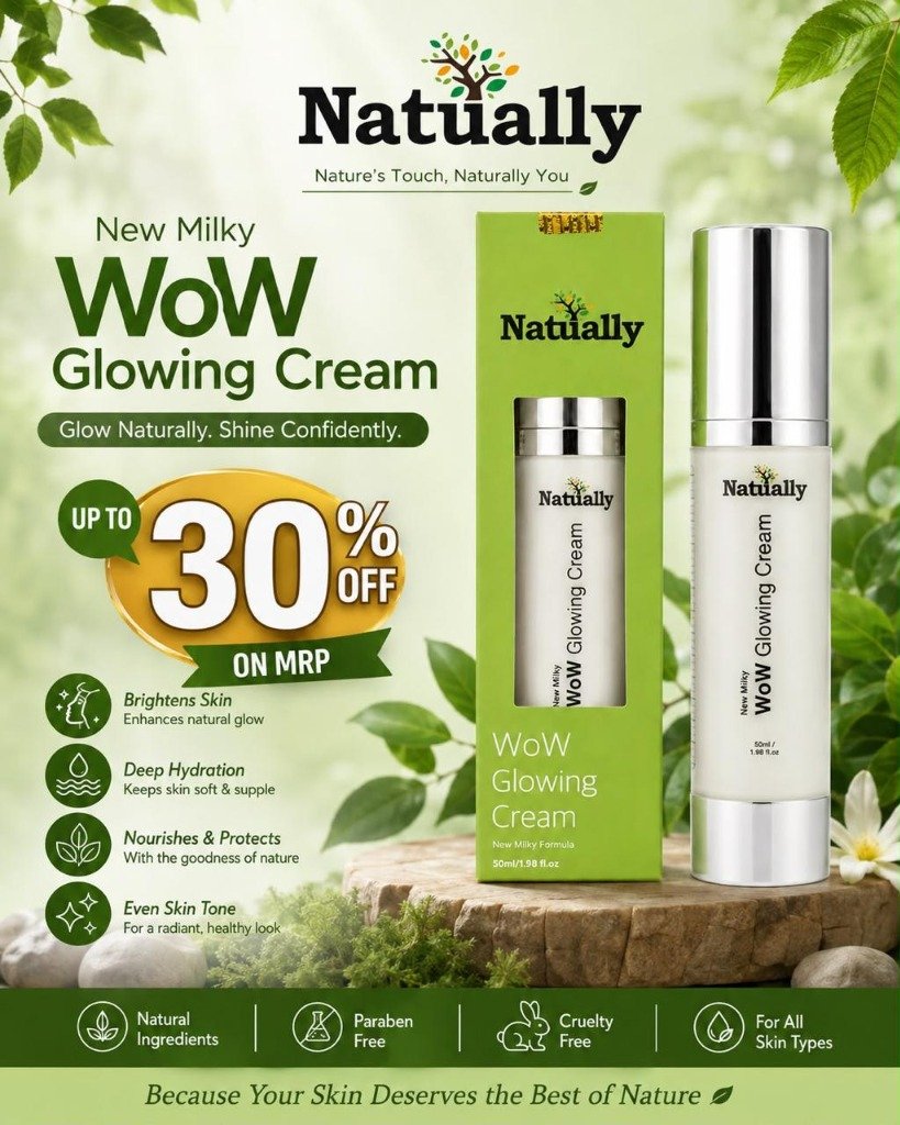 Natually WoW Glowing Cream - Up to 30% Off