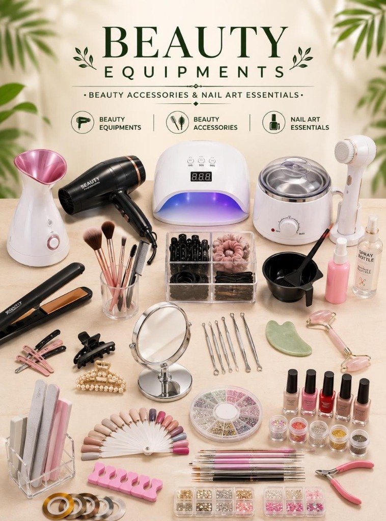 Beauty Equipments, Accessories & Nail Art Essentials