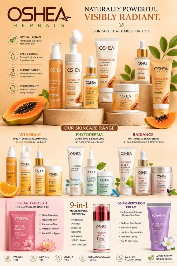 Oshea Herbals - Naturally Powerful Visibly Radiant Skincare Range